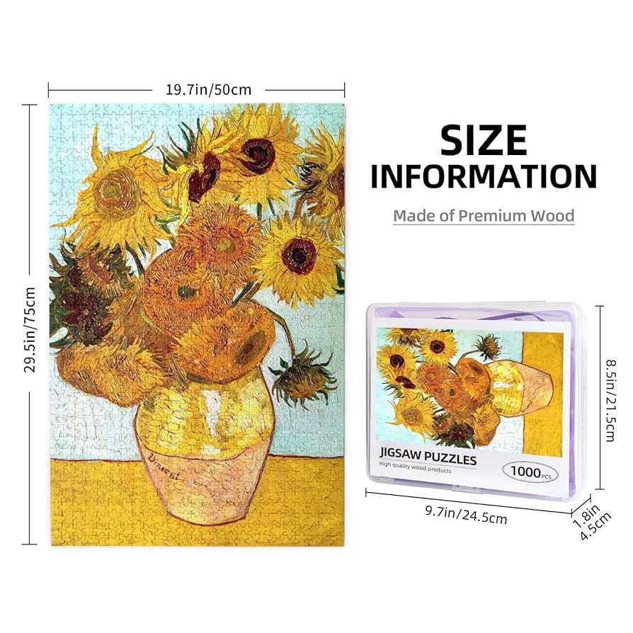 ジクソーパズル完成品　ひまわり　７５ ｘ５２ｃｍ Amazon | エポック社 1000ピース ジグソーパズル イラスト